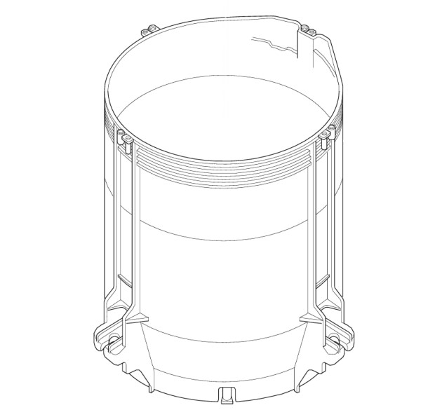 dc97-08139j-assy-semi-tub-outer-automatic-5~7kg-pp-for-samsung-wa80g5dip-xfa-refrigerator-ver-00-01-02