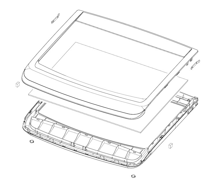 DC97-21777A ASSY-LID-TC-MODULE-WA5000R-DIT-WOBBLE-E-WA13T5260BY-SG-Ver-00